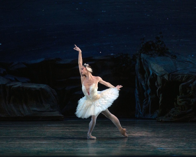American Ballet Theatre's Polina Seminova in Swan Lake